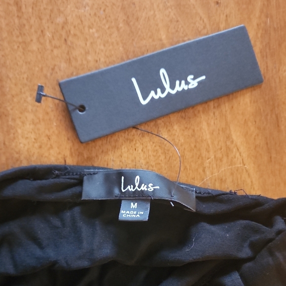 NWT Lulus Alicialynn Black One Shoulder Bodysuit - Picture 6 of 6